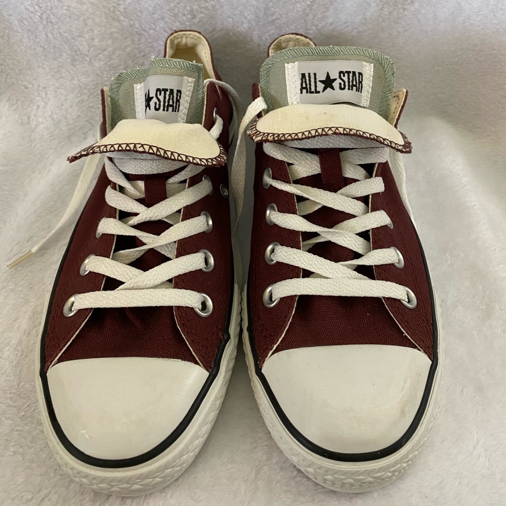 CONVERSE All Star Double Tongue Maroon/ Light Teal